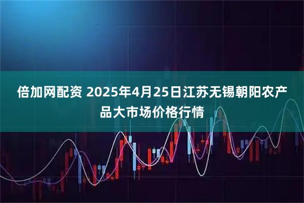 倍加网配资 2025年4月25日江苏无锡朝阳农产品大市场价格行情