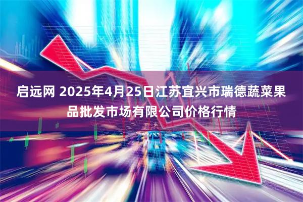 启远网 2025年4月25日江苏宜兴市瑞德蔬菜果品批发市场有限公司价格行情